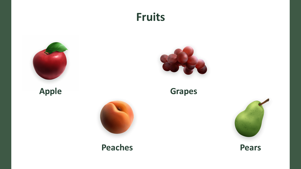 free powerpoint templates fruits